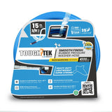 ToughTek 3/8" Aramid Braided Pressure Washer Hose 4100PSI, Non Marking, MNPT Fixed + Swivel (Hot/ Cold Water)