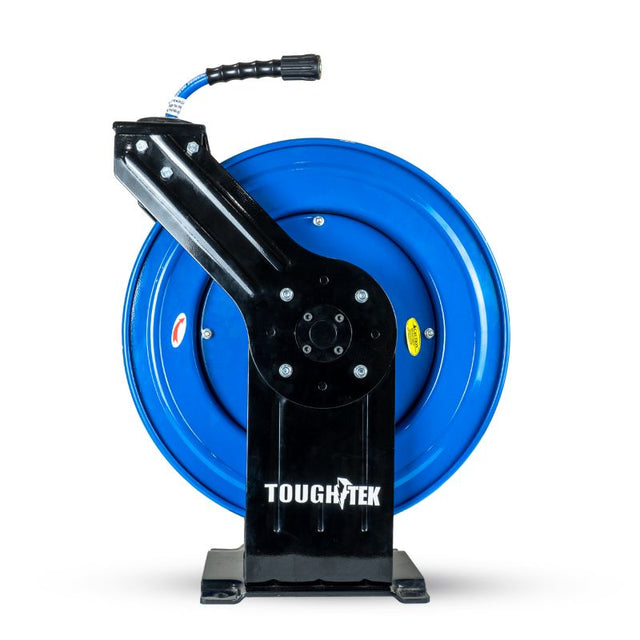 ToughTek 1/4" X 100 Rubber Pressure Washing Hose Reel