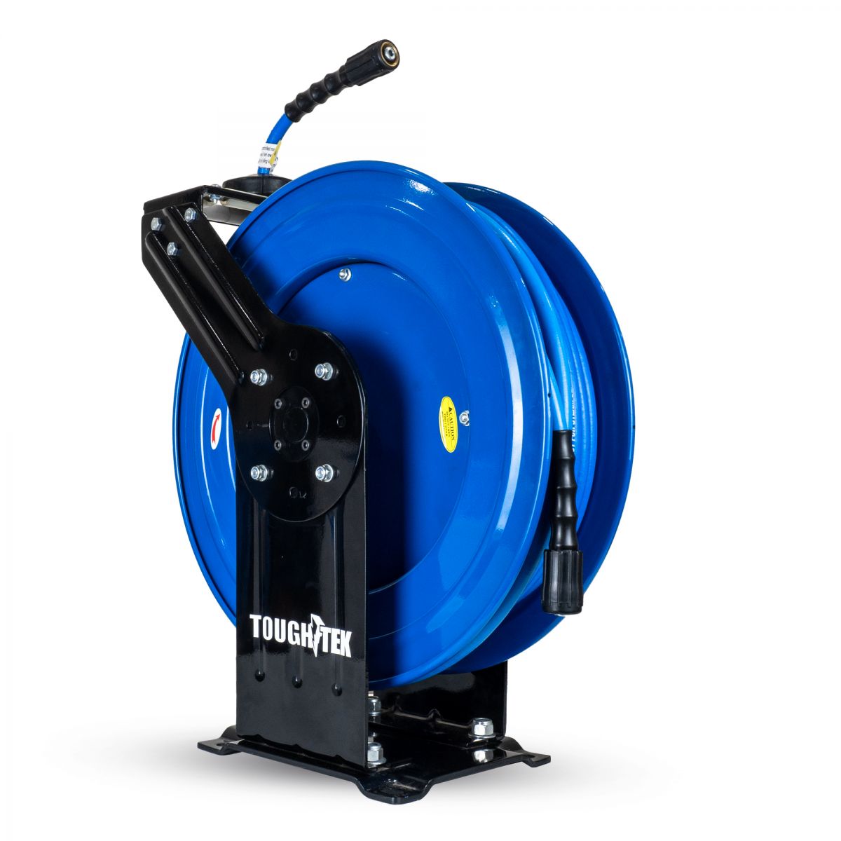 ToughTek 1/4" X 100 Rubber Pressure Washing Hose Reel