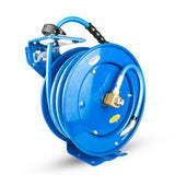 Blu Shield Tough Tek Rubber Pressure Washing Hose Reel 1/4" X 50' with 6' Lead-in-Hose