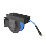 Blu Shield Pressure washer small wide reel 1/4" X 50' with humpback sliding plate + 7" Connection Hose + 15' Inlet Hose