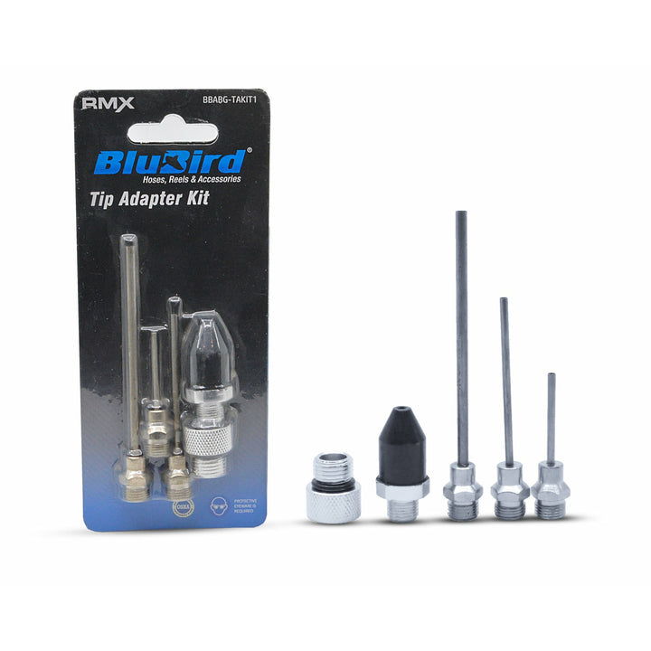 BluBird Air Blow Gun 5 Pc Tip Adaptor Kit