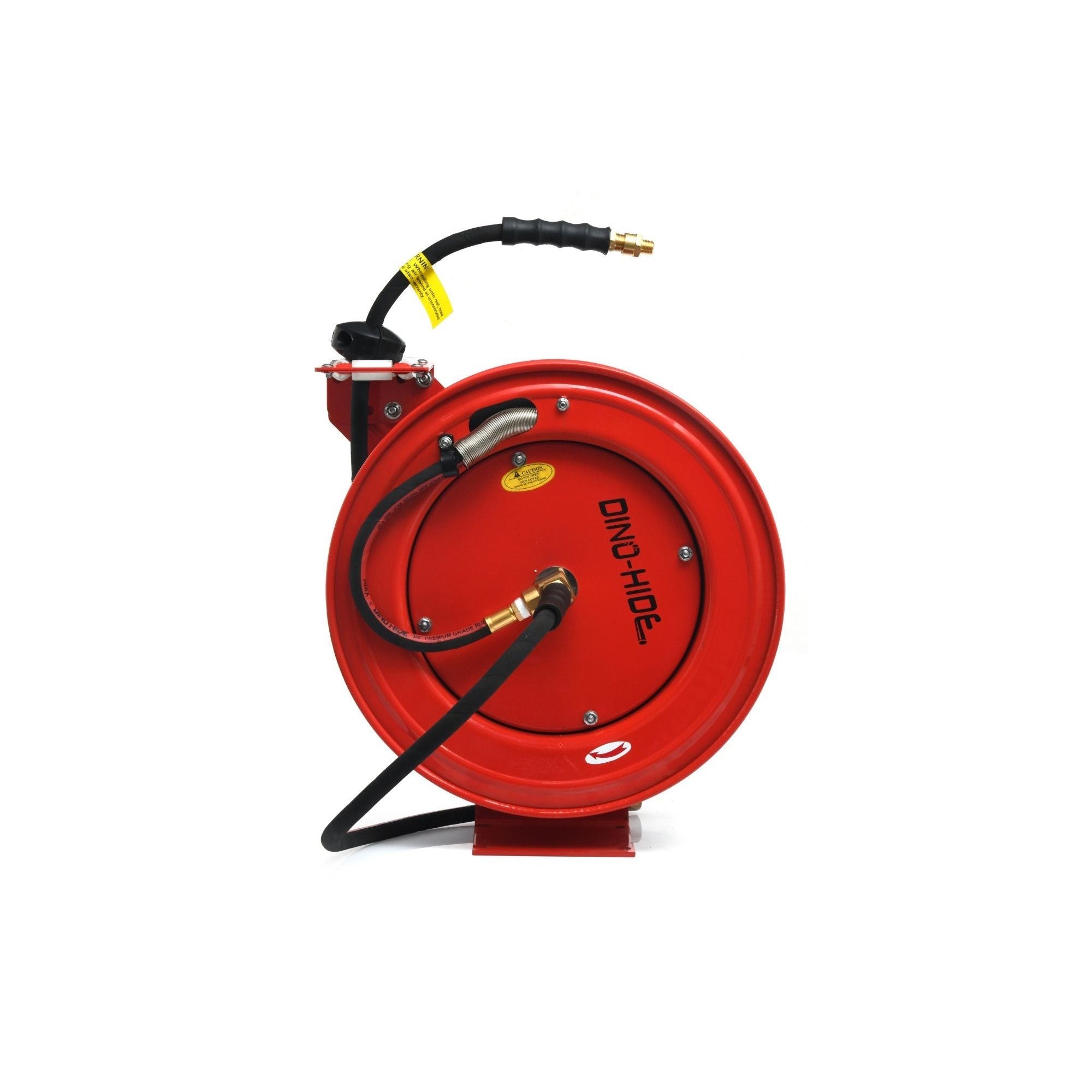  BluBird RBR3825 3/8 x 25' Metal Retractable Air Hose Reel -  Rubber Hose - 3' Lead-in Hose, Red : Automotive