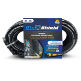 BluShield Lightweight 1/4" Rubber Pressure Washer Hose with Quick Connect Coupler Plug, 3100PSI , Size : 50 & 25 ft