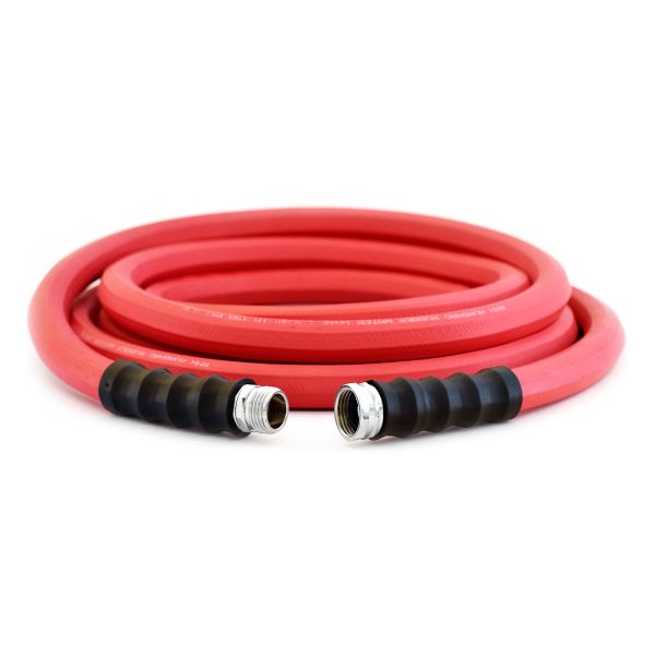 Avagard 5/8" Contractor Grade Hot and Cold Rubber Water Hose with 3/4" GHT Brass Fittings