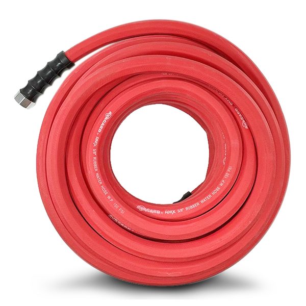 Avagard 5/8" Contractor Grade Hot and Cold Rubber Water Hose with 3/4" GHT Brass Fittings